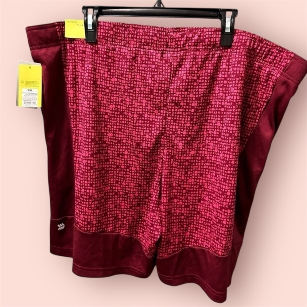 All In Motion Men's Sz 2xl Red Basketball Court Shorts